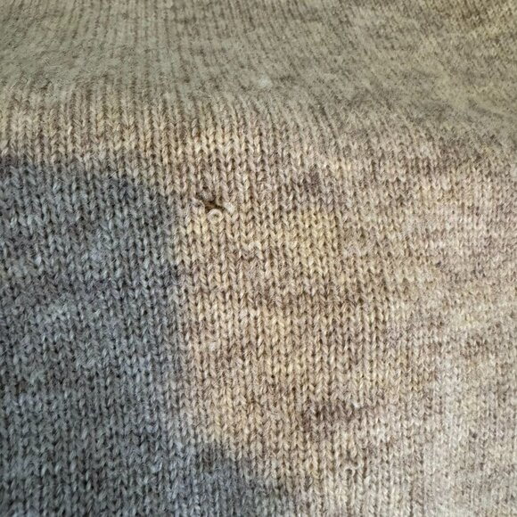 Vintage 90s Pendleton Washable Shetland Wool Cream Pullover Sweater, Size Large - Picture 7 of 7